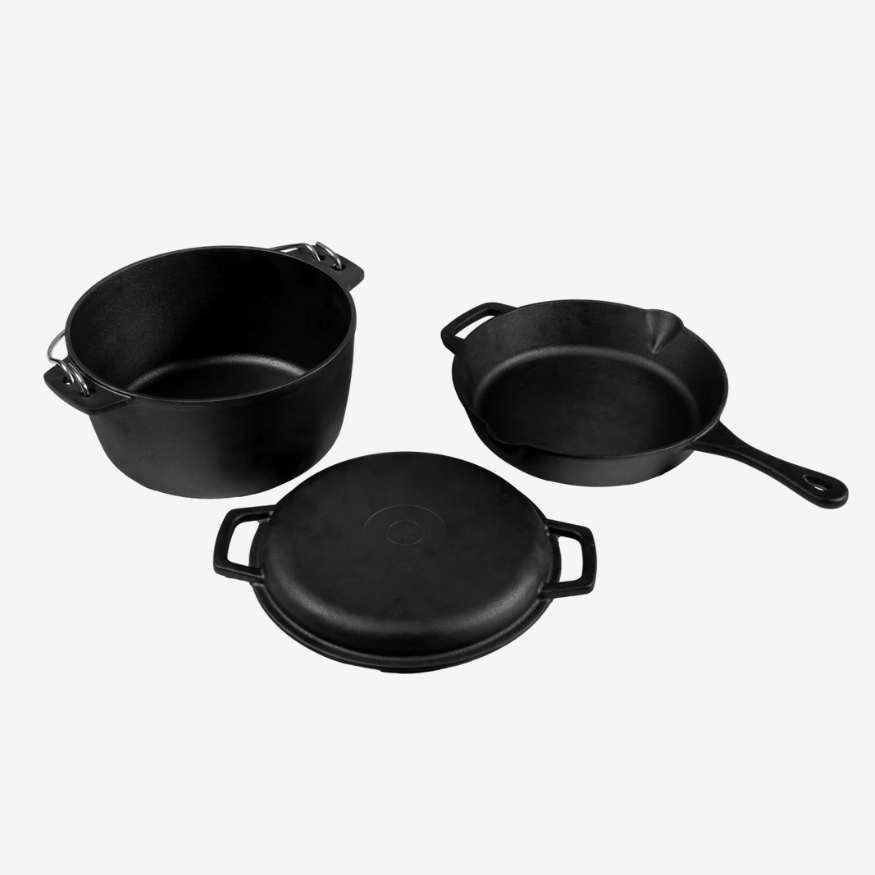 Cast Iron Set For Grilling