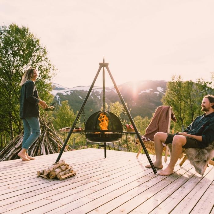 Hanging Campfire Griddle Plate -  Norway